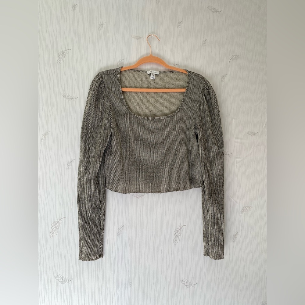 Topshop Square Neck Crop Top